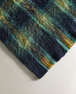 Zara Home - Мягкое клетчатый плед, желтый, 140x190 см