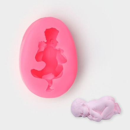 Молд силиконовый для заливки "Младенец" 7*5см