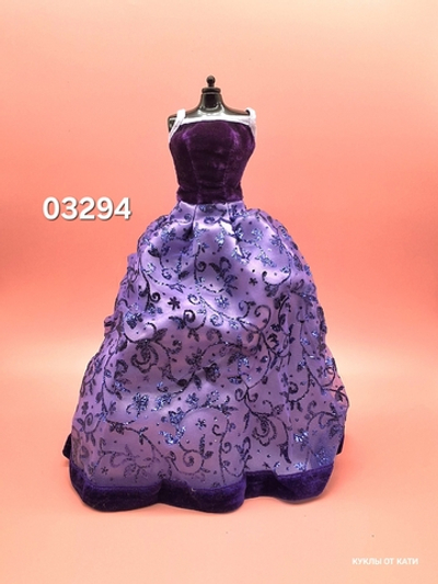 Одежда для куклы Барби винтаж платье 03294