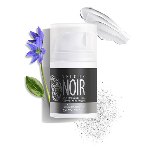 Ночной себорегулирующий крем для лица Premium Homework Velour Noir 50мл
