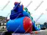 Коммерческий надувной батут-горка "Дракон" 18*8*13 м