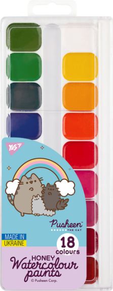 Boya \ Краски  Boya akvarel 18rəng 110276 Pusheen