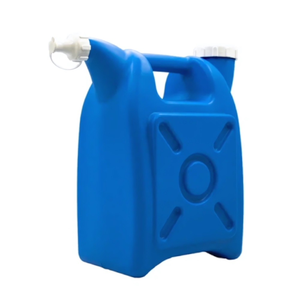 Лейка - канистра RADIVAS 15л с дополнит. горлышком для слива цвет синий