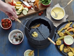 STAUB Набор для фондю 18 см красный