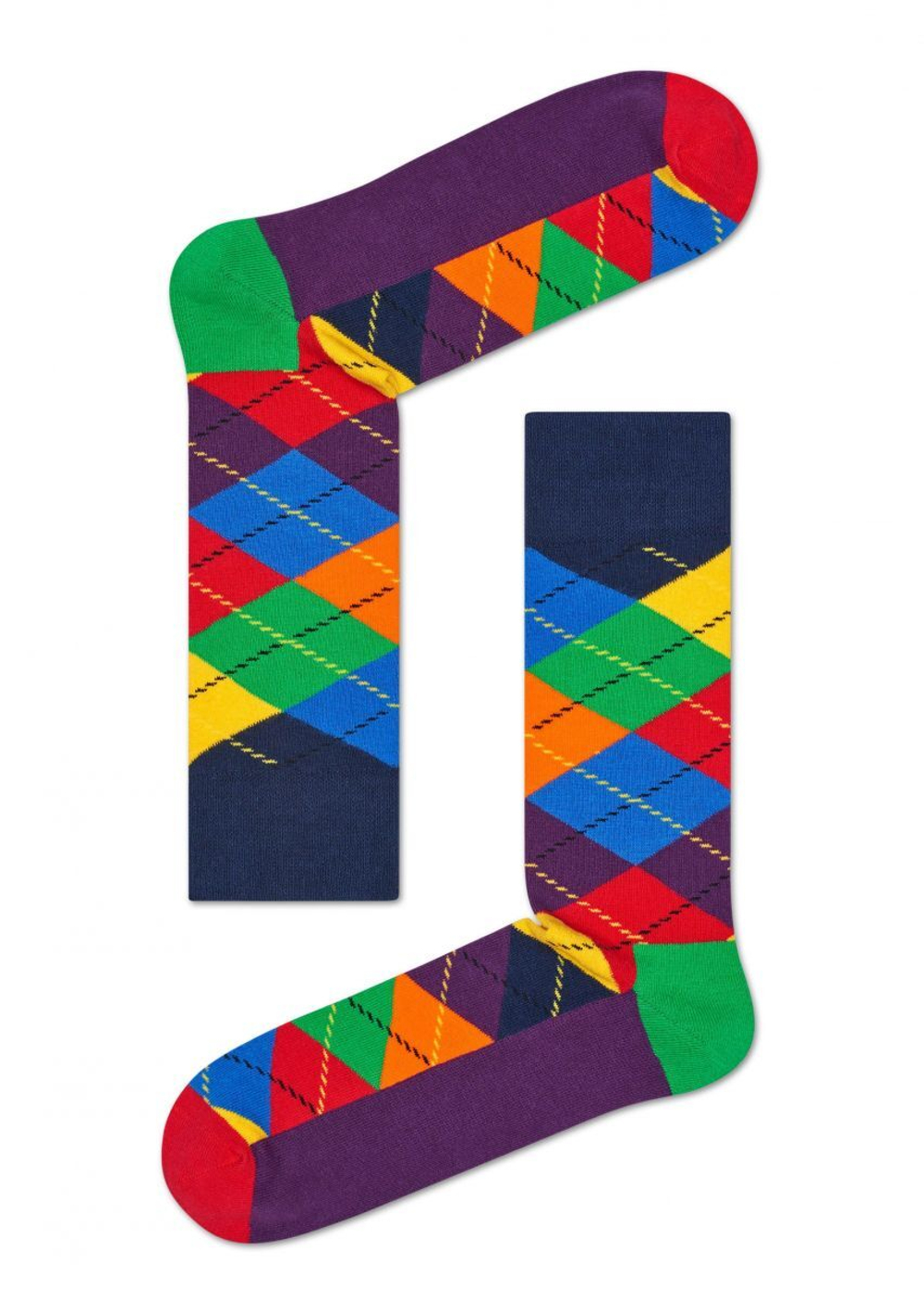 Подарочный набор ярких носков 4-Pack Multi-color Socks Gift Set (Размер: 25) (Цвет: разноцветный)