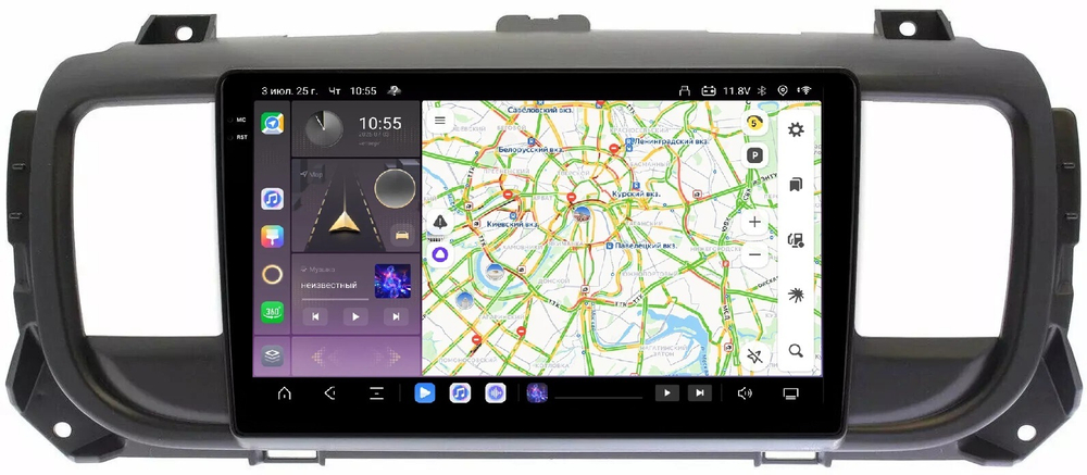 Магнитола для Peugeot Traveller/Expert, Citroen SpaceTourer/Jumpy, Opel Zafira Life/Vivaro - Carmedia OL-9934 QLed+2K, Android 13, TS20, CarPlay, 4G SIM-слот