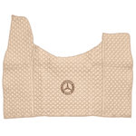 Ковры MERCEDES Actros MP3 (автомат) с шахтой (экокожа, бежевый, бежевый кант, коричневая вышивка)