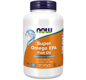 NOW Super Omega EPA 1200 мг 360/240 120 гелевых капсул