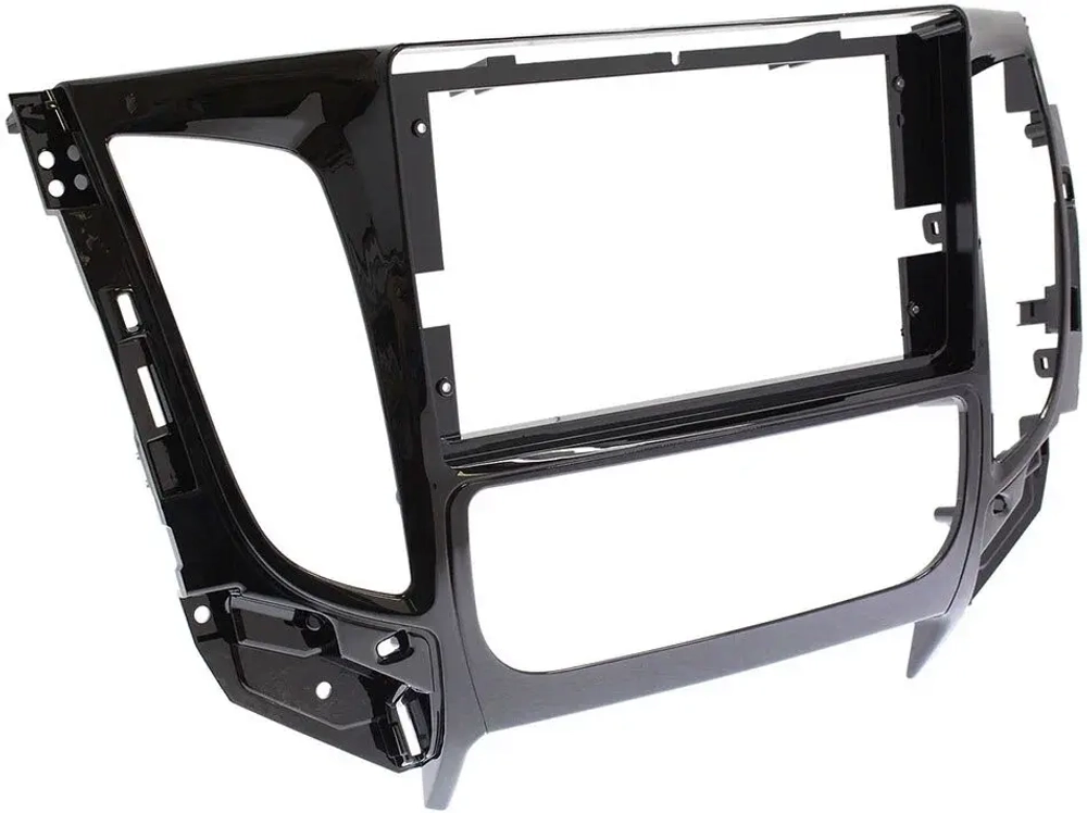 Магнитола для Mitsubishi L200 2015-2019 (климат), Pajero Sport 3 2016-2023 (МКПП), FIAT Fullback - Teyes LUX ONE 360 монитор 12.3" 2K QLED на Android 10, 6Гб+128Гб, CarPlay, 4G SIM-слот, 4 камеры в комплекте