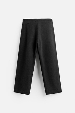 ZARA ЖАККАРДОВЫЕ ДЖОГГЕРЫ С РЕЛЬЕФНЫМ УЗОРОМ, ЧЕРНЫЙ