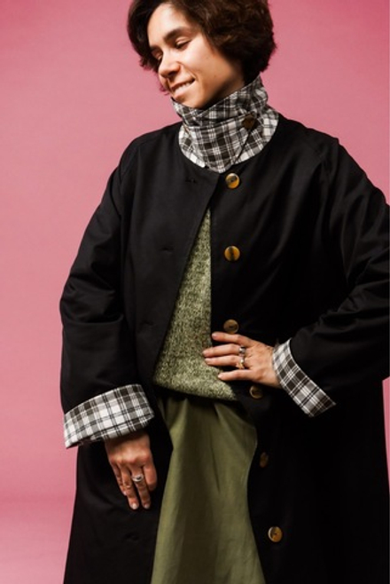 Плащ "Зое" Черный