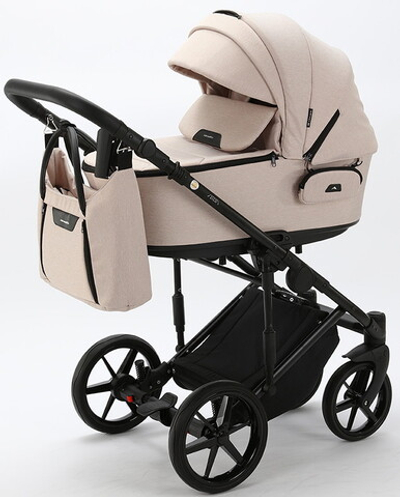 Детская коляска Adamex Zico 2 в 1 Z-TK20 СВ.БЕЖ.ТК