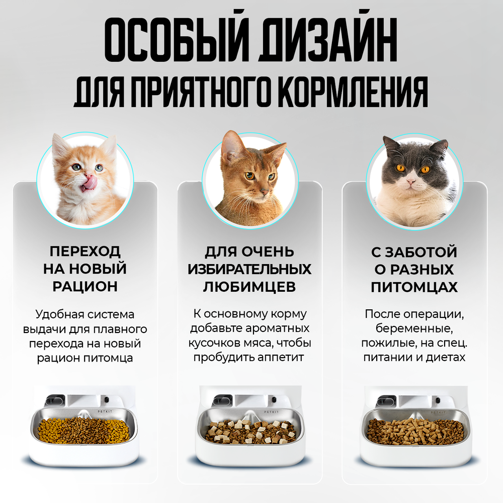 Автоматическая кормушка c видео камерой  Fresh Element YumShare Dual Hopper PETKIT