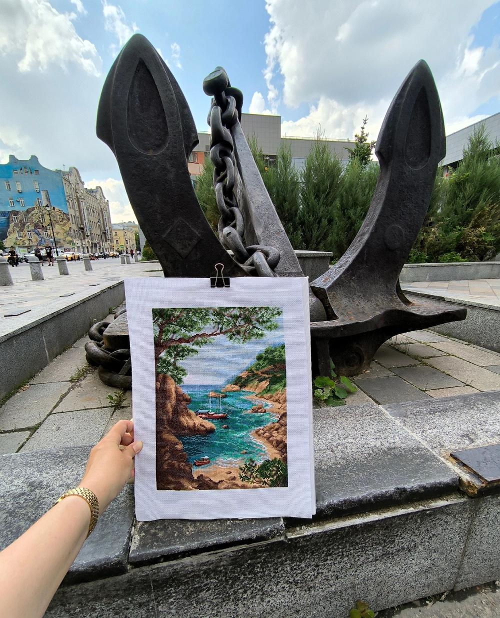 Набор для вышивания крестом Искусница "Райская бухта"