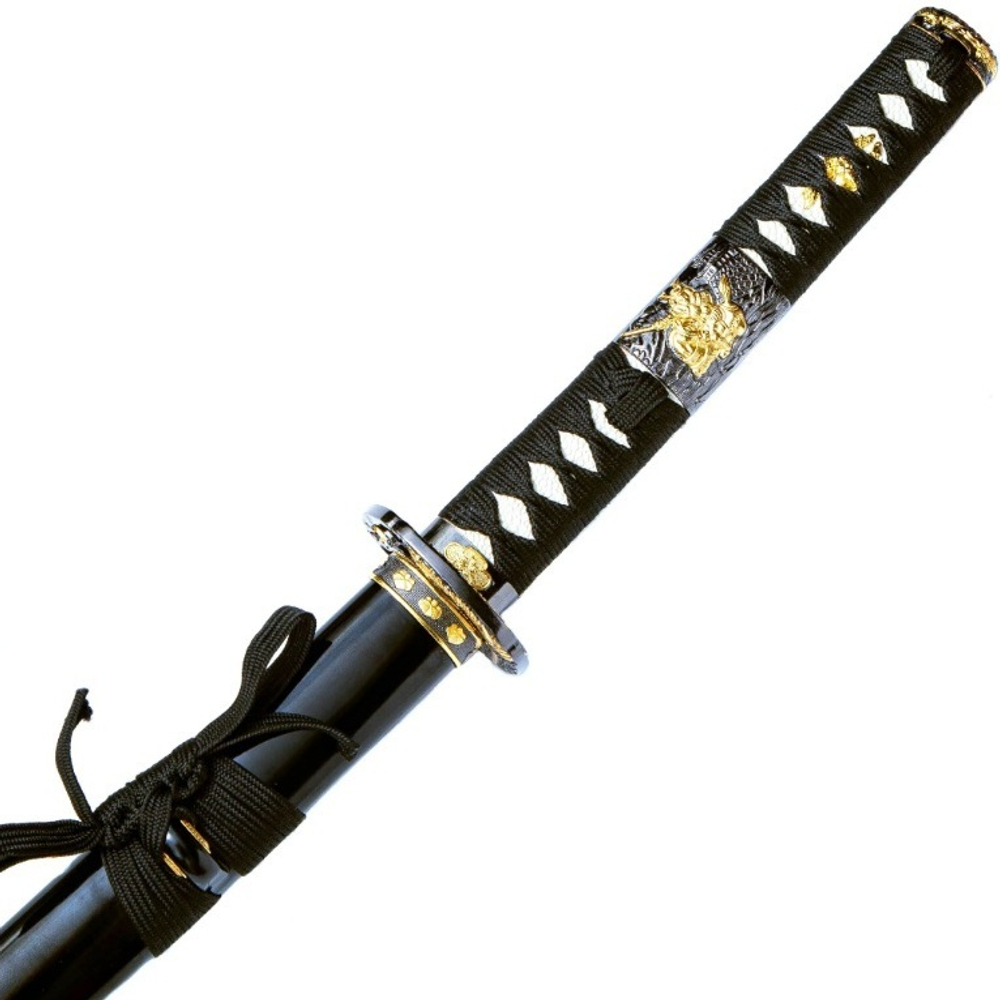 Японский меч Катана классическая (черные ножны) ArtGladius