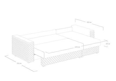 Диван Denver угловой