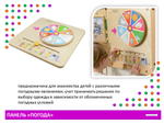 Комплект образовательных панелей "Сенсорное развитие" (Передвижной)