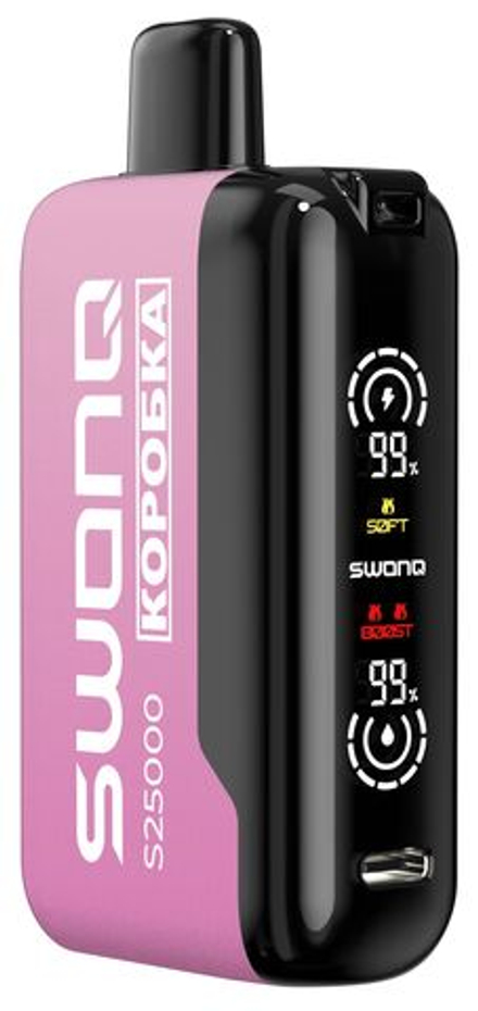 Swonq x Коробка S25000 Pink lemonade - розовый лимонад 25000 затяжек 20мг (2%)