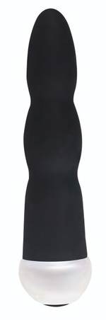 Черный вибратор Fashion Succubi Wavy Wand - 14,5 см. (Цвет: черный)