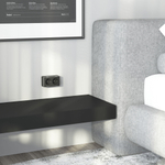 Розетка двойная с заземлением Gallant черный с серебром W5072134 W5072134