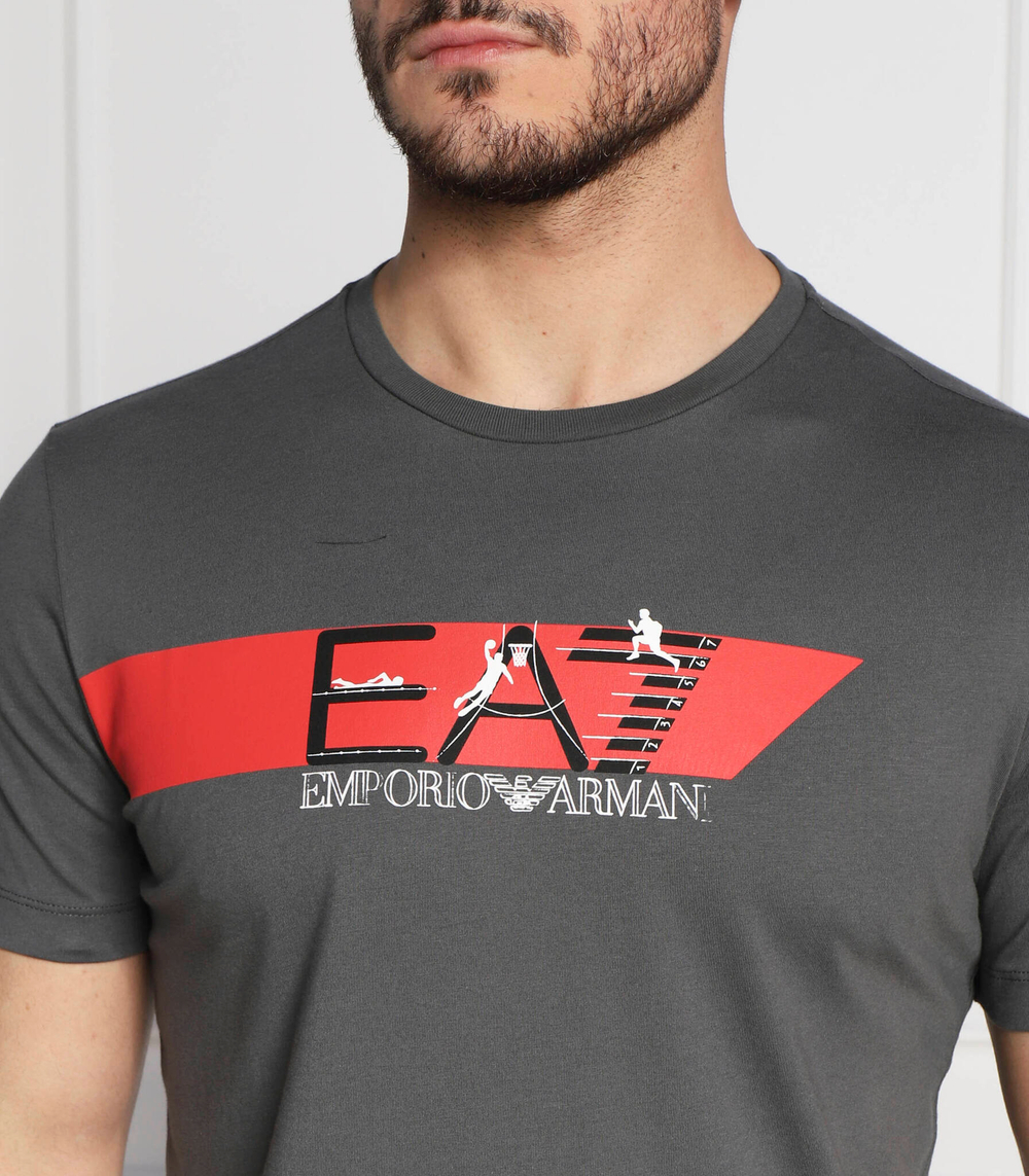 футболка EA7 - графитовый(3RPT39 PJ7CZ)