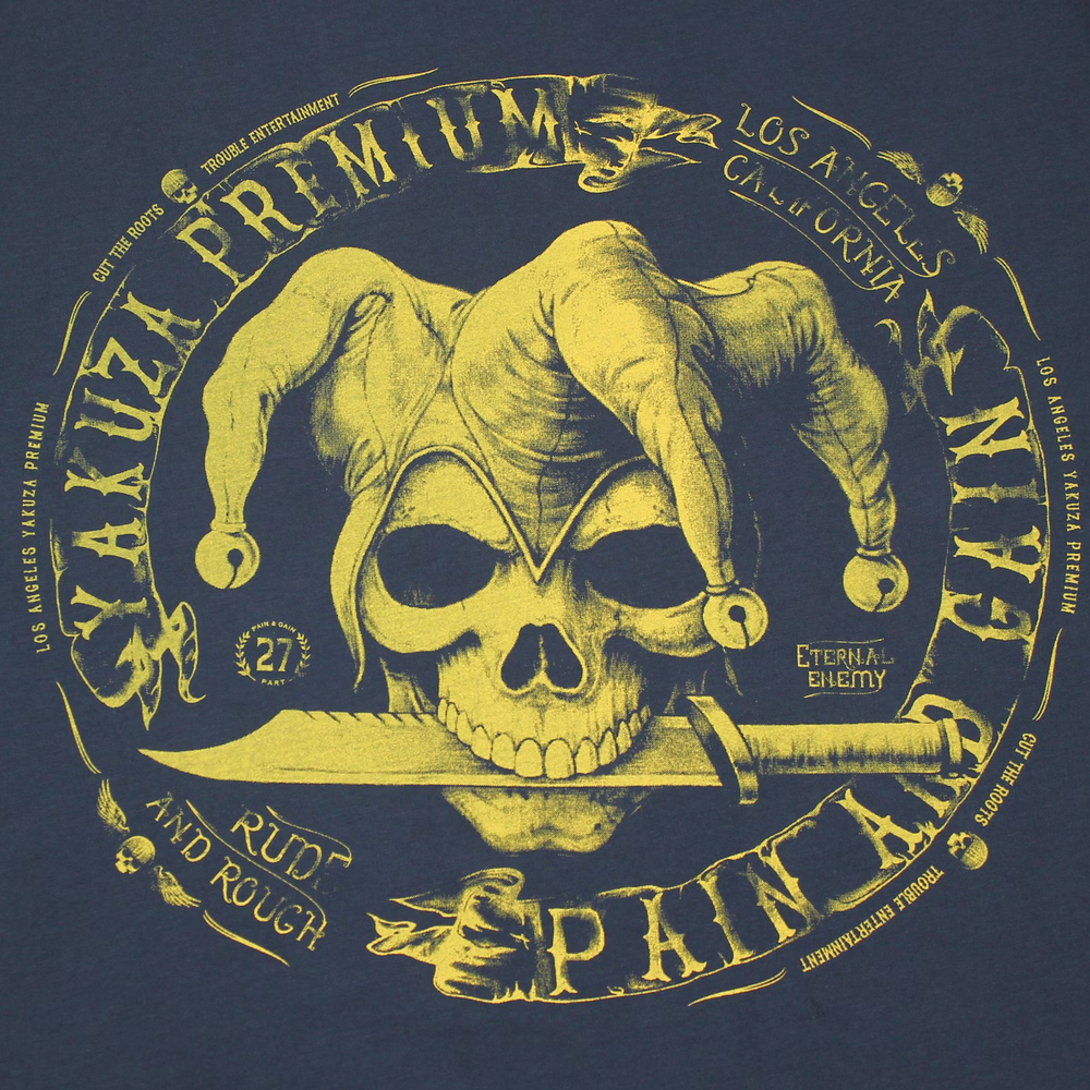 Футболка темно-синяя Yakuza Premium 3902