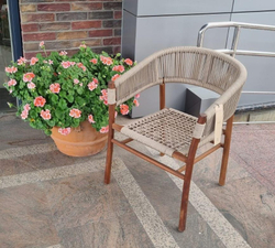 Monaco Chair кресло деревянное, массив ироко