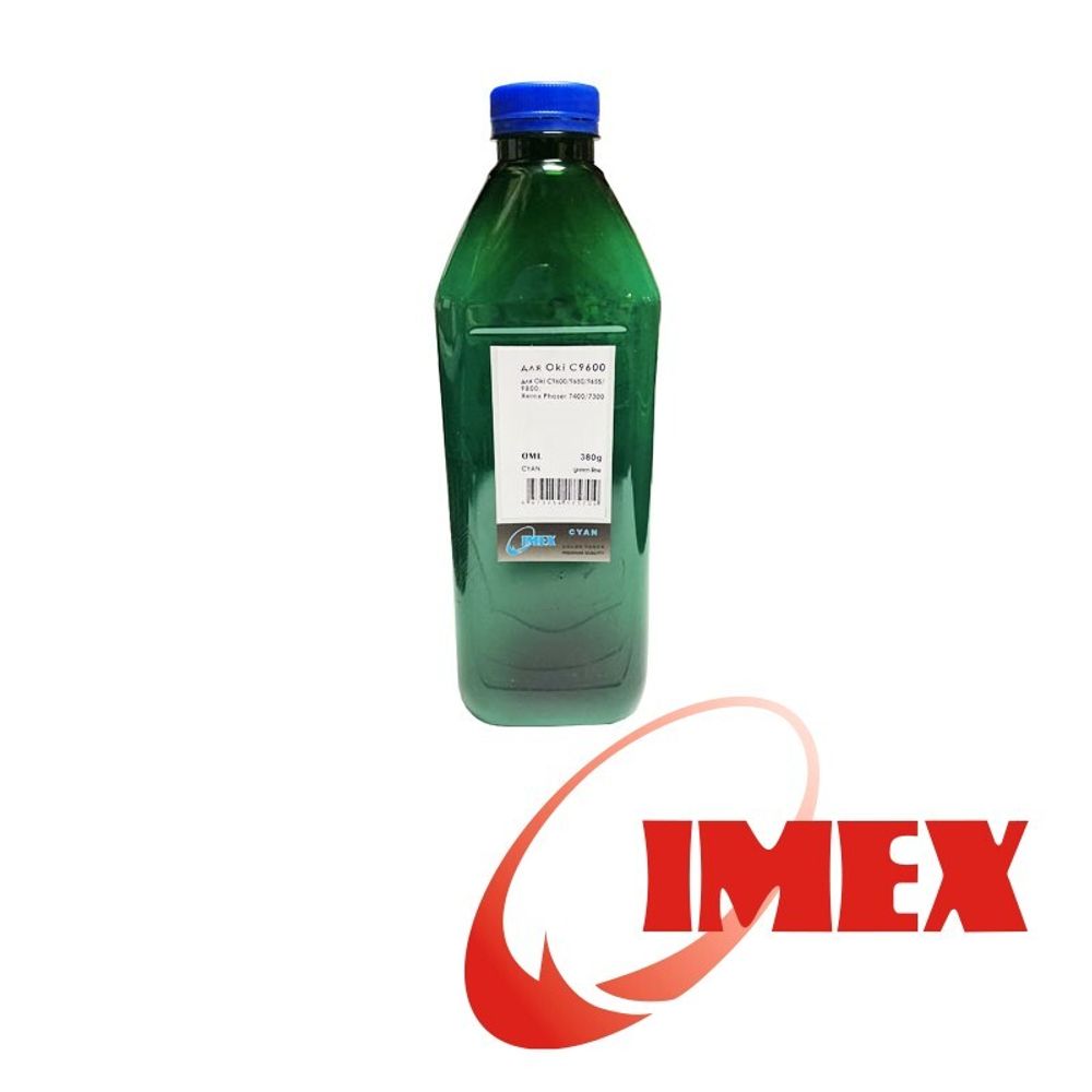 Тонер IMEX OML для OKI C9600/9650/9655/9800 (380гр) голубой