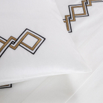 Постельное белье Frette Twist Embroidery Black/Teak (240 х 220 см)