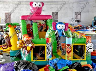 Надувной батут "Бегемотик"