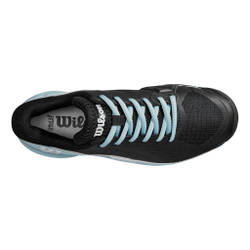 Женские теннисные кроссовки Wilson Rush Pro Ace Clay Court Shoe Women - Black, Light Blue
