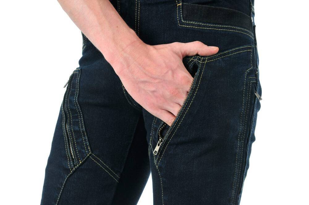 Мотоджинсы с защитой MAXLER JEAN MJ-1513