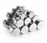 Набор гантелей хром (пары) от 1-10 кг VictoryFit VF-SET110-CR