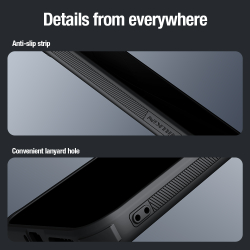 Чехол с вставками из кожи от Nillkin для Xiaomi 14 Pro, серия CamShield Prop Leather Magnetic Case