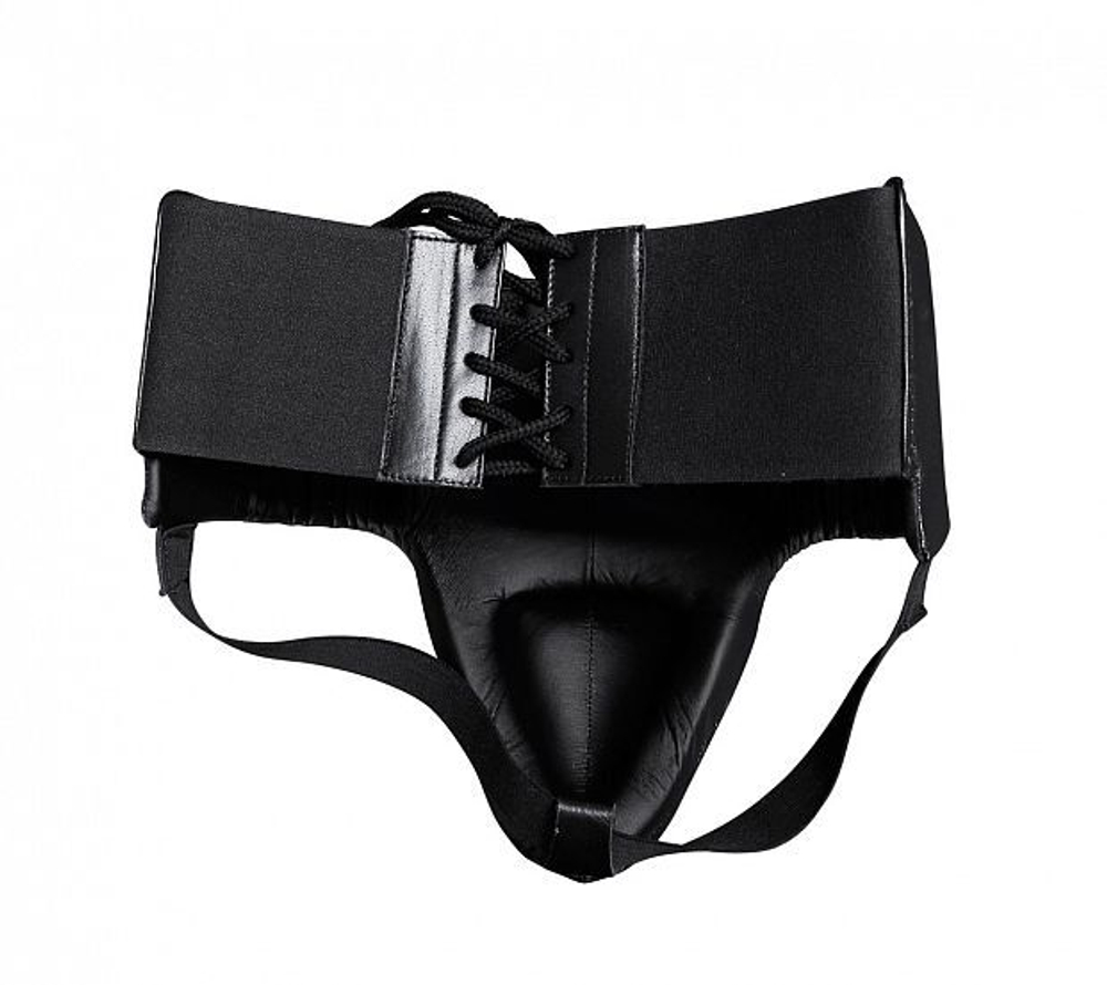 Защита паха мужская AdiStar Pro Groin Guard черно-золотая adiPGG01PRO