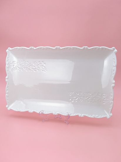 Блюдо прямоугольное 38х23 см. набор 3 шт. "Орнамент"