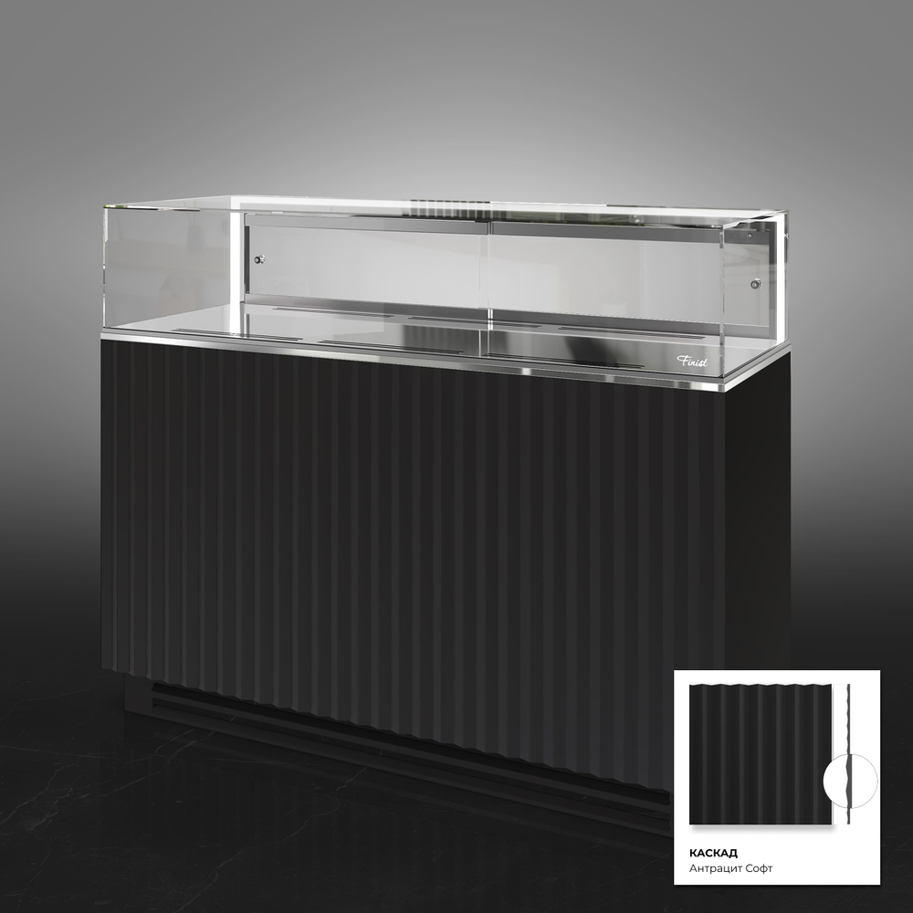 Кондитерская напольная холодильная витрина Finist GLASSIER 58 LUX