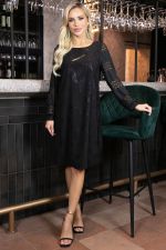 Платье Мельбурн (черное) П11610 LT Collection