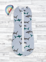 Пелёнка-кокон Mjölk Акулы, уценка