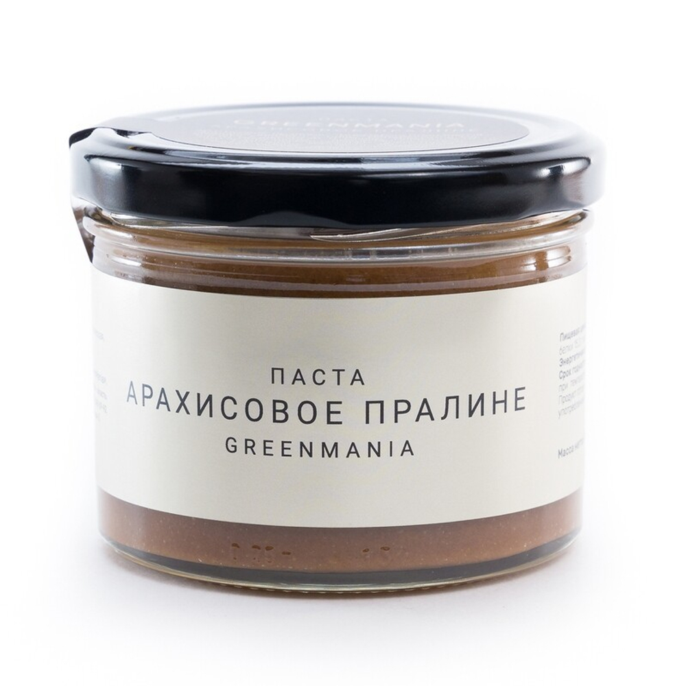 Паста арахисовое пралине "GreenMania", 200 г