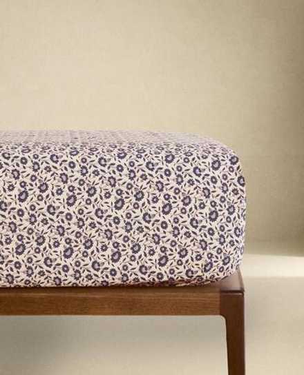 ZARA HOME ДЕТСКАЯ ПРОСТЫНЯ С ПРИНТОМ, РАЗНОЦВЕТНЫЙ