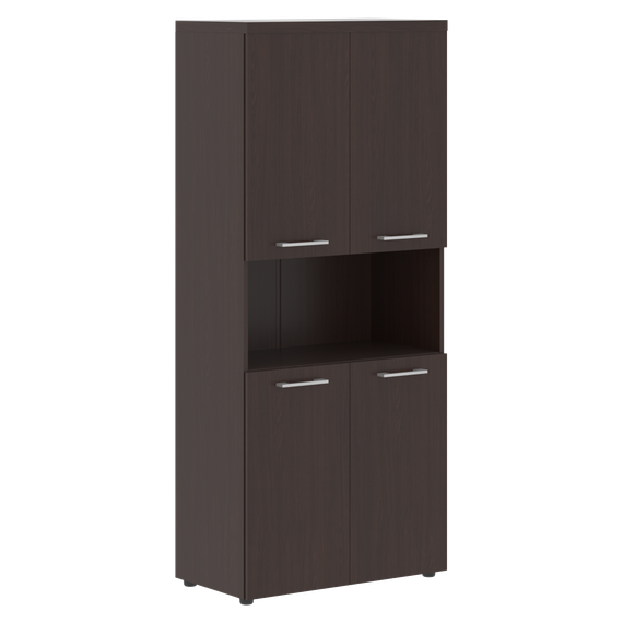 Шкаф с 2-мя комплектами глухих малых дверей и топом THC 85.4 856х450х1968 TORR-Z