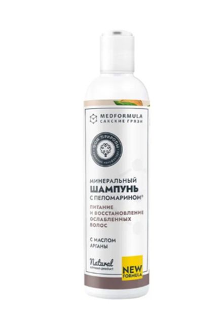 MED FORMULA Шампунь "Питание и восстановление ослабленных волос" с Пеломарином и маслом арганы