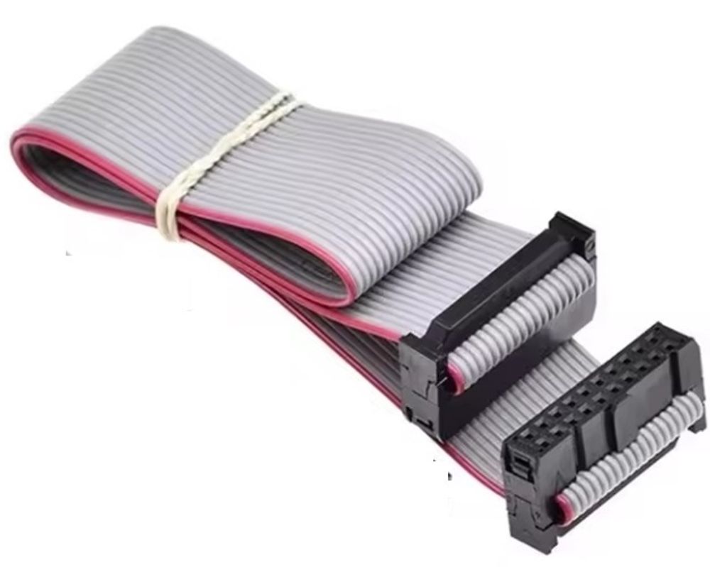 Шлейф плоский ленточный 1,27 мм обжатый 20 жил 1 метр