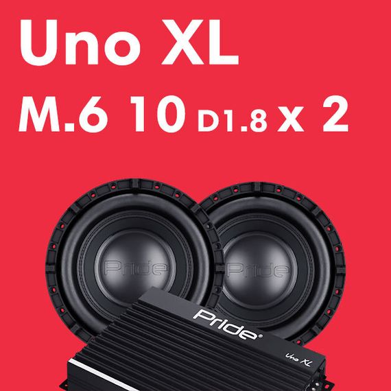 Uno XL + M.6 10&quot; V.2 D2 x 2