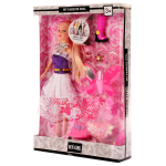 Кукла тип Модель с аксесс. коробка ZR-056