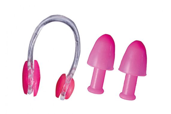 Комплект Cressi зажим + беруши розовый