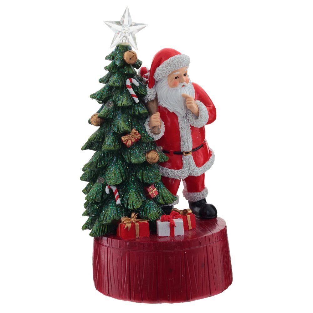 GAEM Фигурка декоративная с музыкой "Новый год" (3xLR44, прилаг.), L12 W11 H22,5 см, 2в.