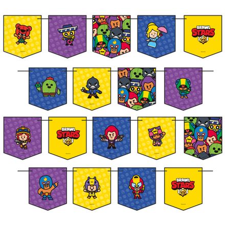 Гирлянда "В стиле Бравл Старс" 3м