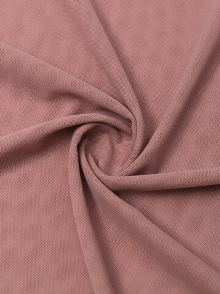 Сетка эластичная карамельно-пудровая отрезом 90х50 см